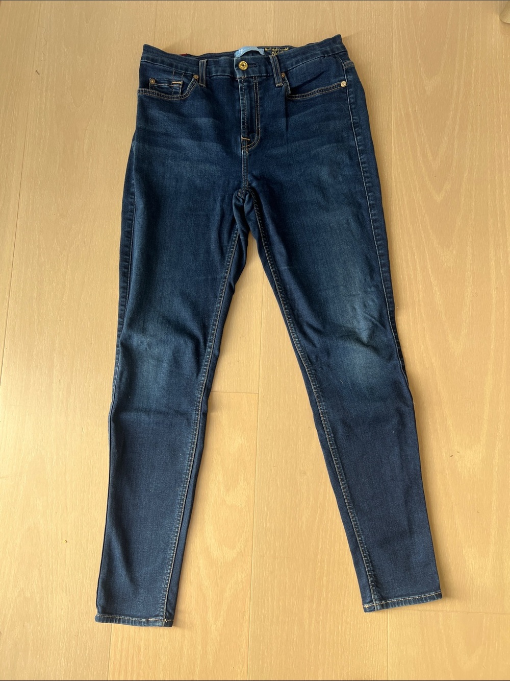 7 for All Mankind B(air) High Waist Skinny Jeans 30